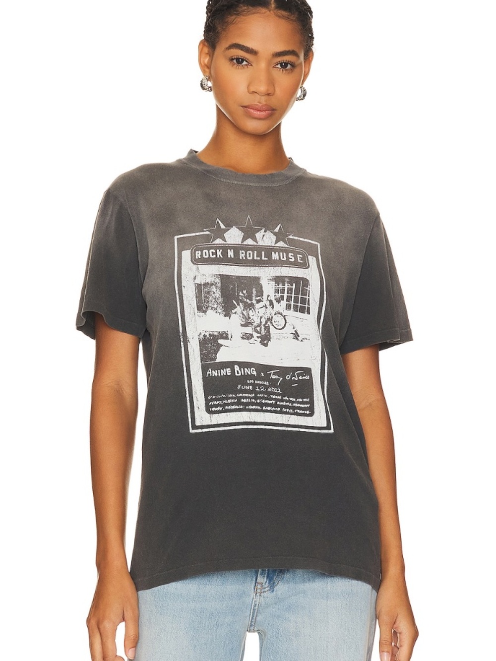 Anine Bing Lili Tee Ab X To X Rolling Stones